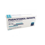 Paracetamol Infantil 80 mg 20 Comprimidos