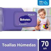 Babysec Toallitas Húmedas Premium 70un