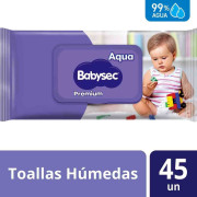 Babysec Toallitas Húmedas Premium 45 un