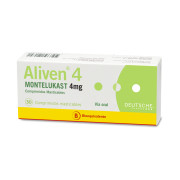 Aliven 4 Montelukast 4 mg 30 Comprimidos masticables
