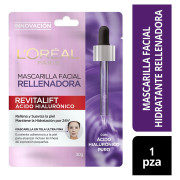 Revitalift ácido Hialurónico Mascarilla Facial Tela Rellenadora X1