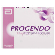 Progendo Progesterona 100 mg 30 Cápsulas Blandas