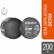 Millefiori Cera Depilatoria Baño María Detox Carbón y Coco x 200 g