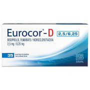 Eurocor-D Bisoprolol / Hidroclorotiazida 2.5/6.25 35 Comprimidos Recubiertos