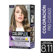 Coloración Permanente Pre-Cuidado Strong-Bond 8.11 Rubio Claro Ceniza Profundo