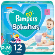 Pañales para Piscina Pampers Splashers Talla P-M 12 Unidades