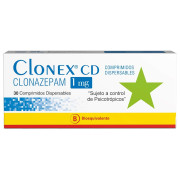 Clonex CD Clonazepam 1 mg 30 comprimidos Dispersables - SAVAL - Precio desde $8.586