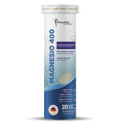 Magnesio 400 mg 20 Tabletas Efervescentes
