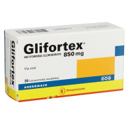 Glifortex Metformina 850 mg 30 Comprimidos