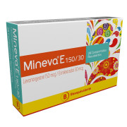 Mineva E 150/30 Levonorgestrel 150 mcg Etinilestradiol 30 mcg 28 Comprimidos