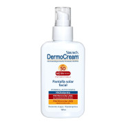 Pantalla Solar Facial Dermocream Spray Spf50+ Uvb/Uva Hidratante 120 mL