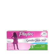 Tampón Gentle Glyde Super Con Aplicador Flujo Moderado a Intenso 8 Unidades
