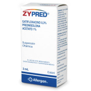 Zypred Gatifloxacino 0,3% Suspensión Oftalmica 3 mL