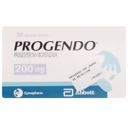 Progendo Progesterona 200 mg 30 Cápsulas Blandas