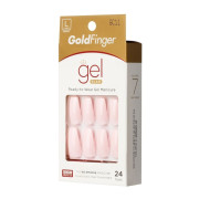 Goldfinger Uñas Postizas Gel Glam Pale Pink Largo X24