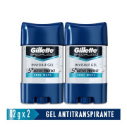 Desodorante en gel Clear Cool Wave 82 gr Pack x 2