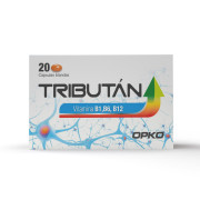 OPKO Tribután Vitamina B1 100mg Vitamina B6 200 mg Vitamina b12 200 mcg 20 Cápsulas blandas
