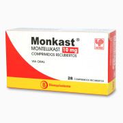 Monkast Montelukast 10 mg 28 Comprimidos Recubiertos