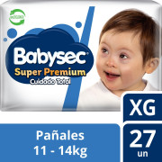 Super Premium Pañales Desechables Talla XG 27 Unidades
