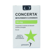 Concerta Metilfenidato 54 mg 30 Comprimidos