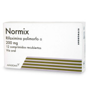 Normix Rifaximina  Polimorfo 200 mg 12 Comprimidos Recubierto