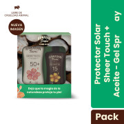Pack Protector Solar FPS50 y Bronceador FPS15