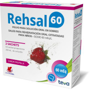 Rehsal 60 Sales Hidratantes 2 Sobres Frutilla