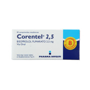 Corentel Bisoprolol 2,5 mg 30 Comprimidos Recubiertoss