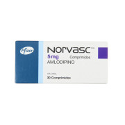 Norvasc (R) Amlodipino 5mg 30 Comprimidos