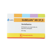 Subelan XR (B) Venlafaxina 37.5mg 30 Cápsulas Prolongadas