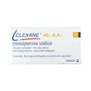 Clexane 40 mg/0,4ml 2 Jeringas Prellenadas