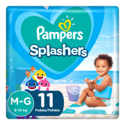 Pañales Para el Agua Splashers Talla M-G 11 Unidades