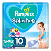 Pañales Para el Agua Splashers Talla G-XG 10 Unidades