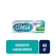 Corega Ultra Crema Adhesiva Sabor Menta 40g