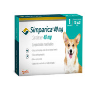 Simparica 40mg Comprimidos Masticables Anti Pulgas Para Perros