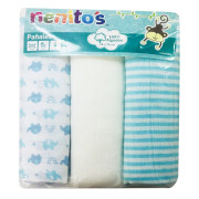 Pañal Gasa Celeste