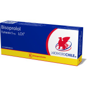 Bisoprolol 5 mg Caja 30 Comprimidos - Lab.  CHILE