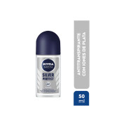 NIVEA MEN Desodorante Roll On Silver Protect 50ml