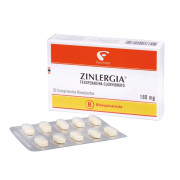 Zinlergia Fexofenadina 180mg 30 Comprimidos Recubiertos
