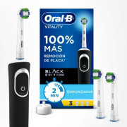 Cepillo Eléctrico Recargable Oral-B Vitality 100 3 Cabezales 1 Unidad