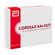 Cordiax 40/5 Telmisartán / Amlodipino 40 Comprimidos