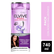Pack Elvive Hidra Hialurónico Shampoo 370ml + Acondicionador 370ml