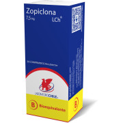 Zopiclona (B) 7.5mg 30 Comprimidos Recubiertos - Lab. CHILE