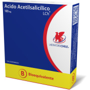 Acido Acetilsalicilico 100 mg x 100 Comprimidos Lab. CHILE