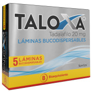 Taloxa Tadalafilo 20mg 5 Láminas Bucodispersables