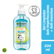 Gel Limpiador Garnier Anti-Imperfecciones Express Aclara 200ml