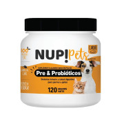 Suplemento Alimentario Pre &amp; Probióticos Nup Pets 120g