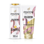 Pack Shampoo 300 ml + Acondicionador 250 ml Pantene Colágeno