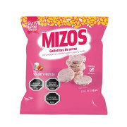 Galletas Mizos de arroz, yogurt y frutilla 25g