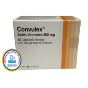Convulex Ácido Valproico 500mg 30 Cápsulas Blandas